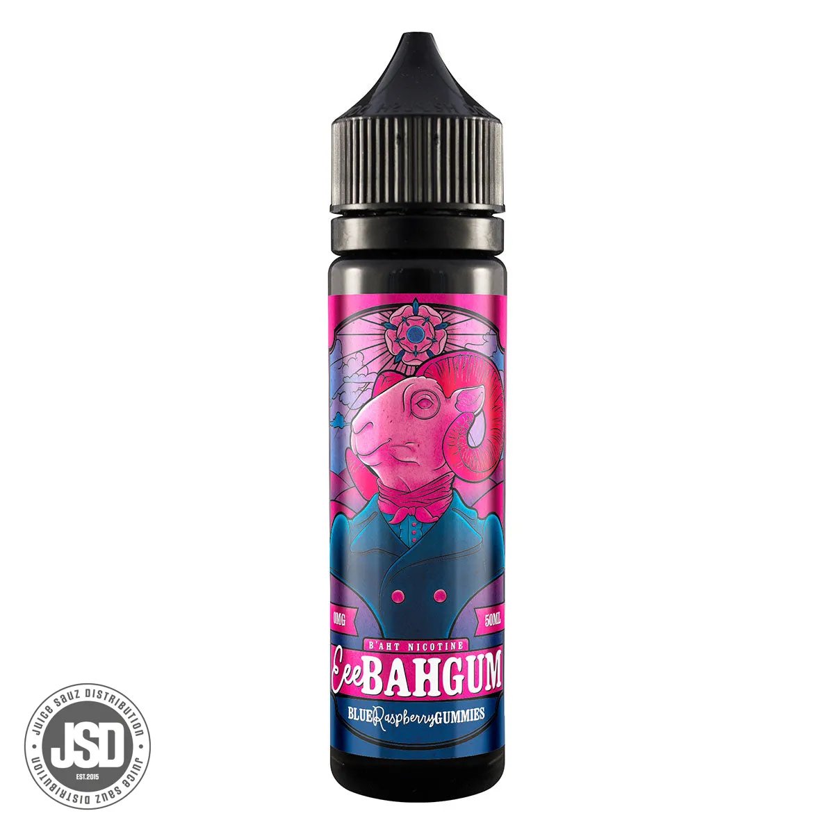 Eee Bah Gum Blue Raspberry 50ml Shortfill Eliquid