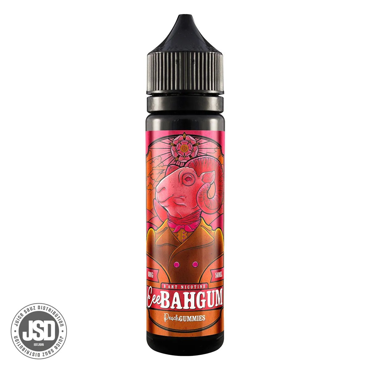 Eee Bah Gum Peach 50ml Shortfill E-liquid