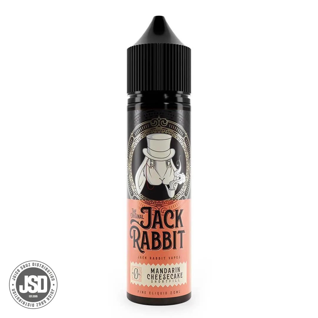 Jack Rabbit Mandarin Cheesecake 50ml Shortfill Eliquid