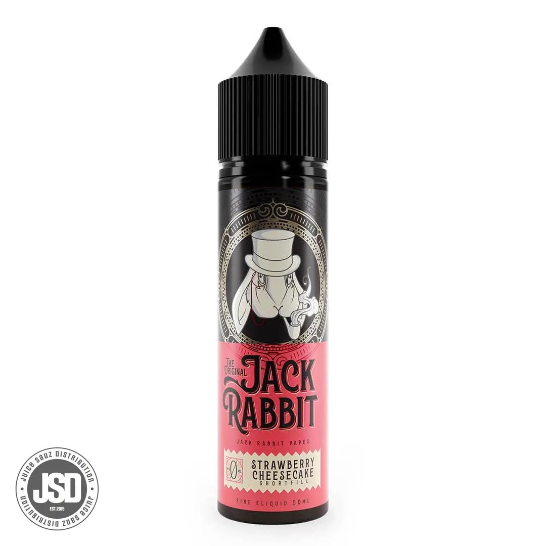 Jack Rabbit Strawberry Cheesecake 50ml Shortfill Eliquid